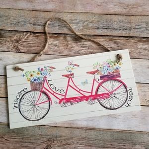 Teach Inspire - Handmade Sign